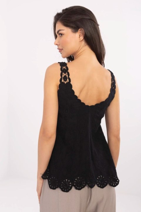 Bluzka Model MI-BZ-8823.73 Black - Italy Moda Bluzka Model MI-BZ-8823.73 Black - Italy Moda
