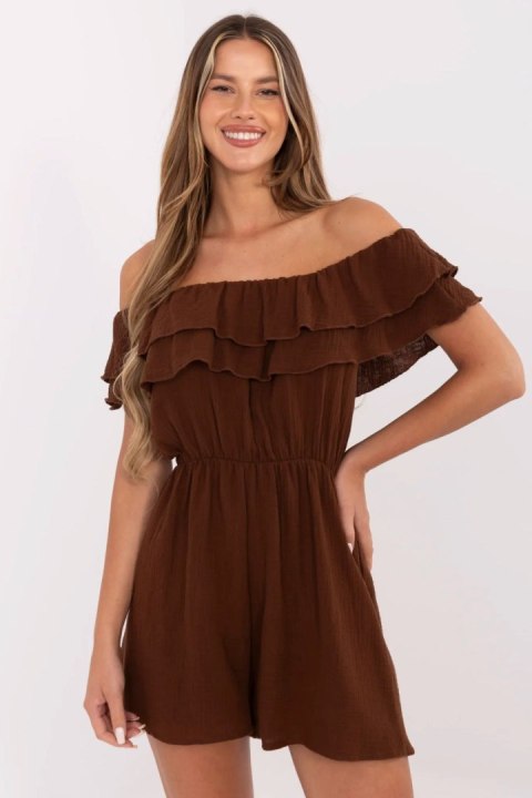 Kombinezon Model MI-KO-A5050.65 Brown - Italy Moda Kombinezon Model MI-KO-A5050.65 Brown - Italy Moda