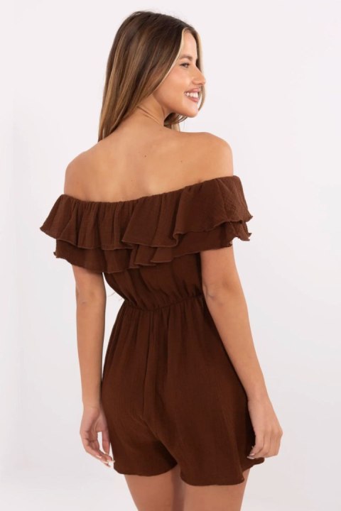 Kombinezon Model MI-KO-A5050.65 Brown - Italy Moda Kombinezon Model MI-KO-A5050.65 Brown - Italy Moda