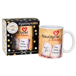 Kubek ceram Nauczyciel z sercem 3309-N2A