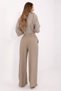 Spodnie Damskie Model MI-SP-6560.73P Dark Beige - Italy Moda