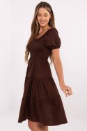 Sukienka Model MI-SK-A2561.89 Dark Brown - Italy Moda