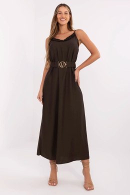Sukienka Model MI-SK-A6401.00 Dark Brown - Italy Moda