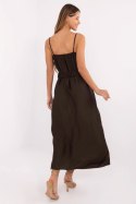 Sukienka Model MI-SK-A6401.00 Dark Brown - Italy Moda