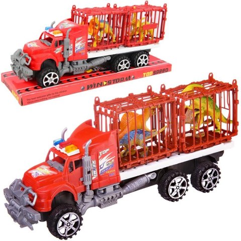 Auto ciężarowe z dinozaurami 32 x 13 x 8cm A-0455 Auto ciężarowe z dinozaurami 32 x 13 x 8cm A-0455