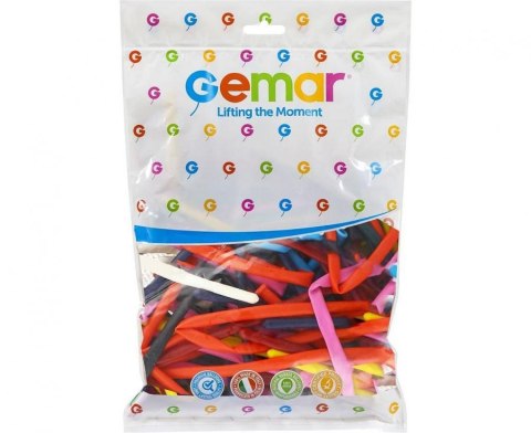 Balony D4 - Rurki włoskie Twister mix 100 szt. D4/80/T Balony D4 - Rurki włoskie Twister mix 100 szt. D4/80/T