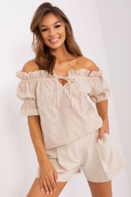 Bluzka Model LK-BZ-509355.68P Beige - Lakerta