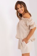 Bluzka Model LK-BZ-509355.68P Beige - Lakerta