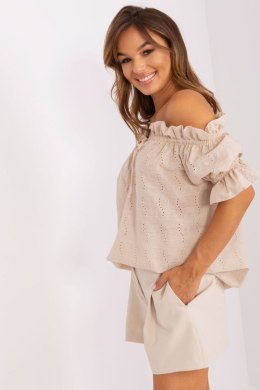 Bluzka Model LK-BZ-509355.68P Beige - Lakerta