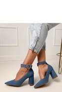 Czółenka Model Vellus 100-358 Jeans - PRIMO