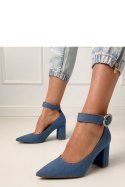 Czółenka Model Vellus 100-358 Jeans - PRIMO