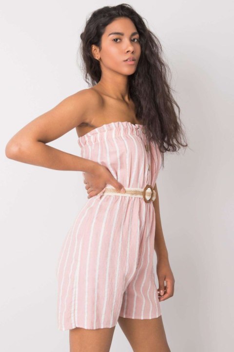 Kombinezon Model 361-KO-03042021.35 White/Pink - Rue Paris Kombinezon Model 361-KO-03042021.35 White/Pink - Rue Paris
