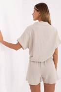 Koszula Damska Model MO-KS-F071.00 Beige - Italy Moda