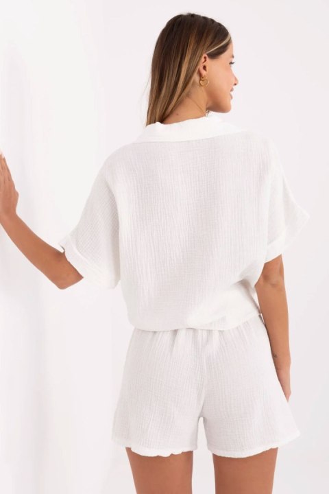 Koszula Damska Model MO-KS-F071.00 White - Italy Moda Koszula Damska Model MO-KS-F071.00 White - Italy Moda