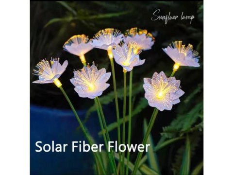 Lampa solarna 2szt. ogrodowa kwiatki led 76cm SOL47211 Lampa solarna 2szt. ogrodowa kwiatki led 76cm SOL47211