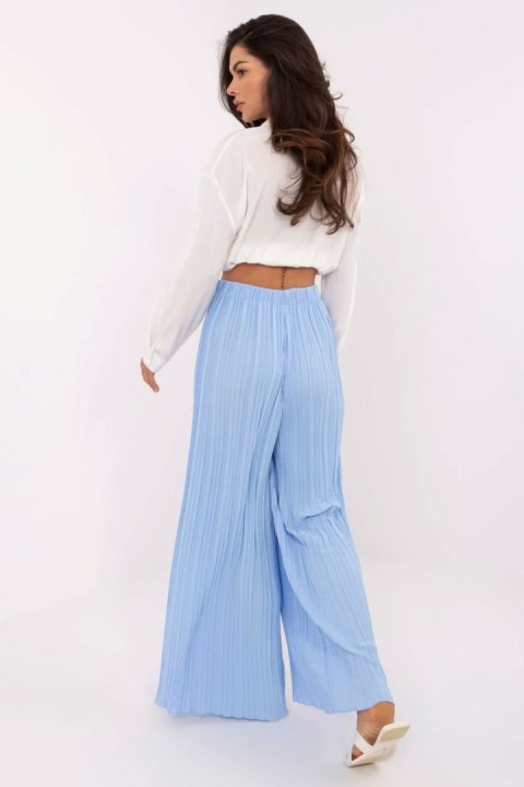 Spodnie Damskie Model MI-SP-A2432.71 Light Blue - Italy Moda Spodnie Damskie Model MI-SP-A2432.71 Light Blue - Italy Moda