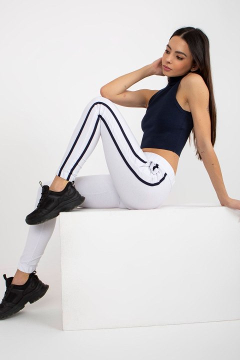 Spodnie Dresowe Model LO-DR-LK-238.09 White - Rue Paris Spodnie Dresowe Model LO-DR-LK-238.09 White - Rue Paris