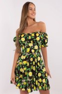 Sukienka Model MI-SK-23797.76 Black/Yellow - Italy Moda