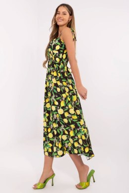 Sukienka Model MI-SK-23817.40 Black/Yellow - Italy Moda