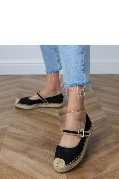 Espadryle Model Pilata J20032 Black - PRIMO Espadryle Model Pilata J20032 Black - PRIMO