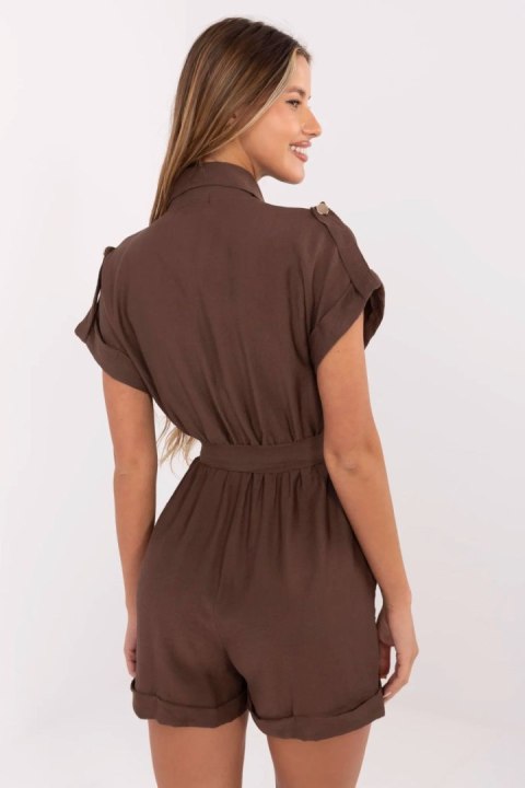 Kombinezon Model MI-KO-A5043.70 Brown - Italy Moda Kombinezon Model MI-KO-A5043.70 Brown - Italy Moda