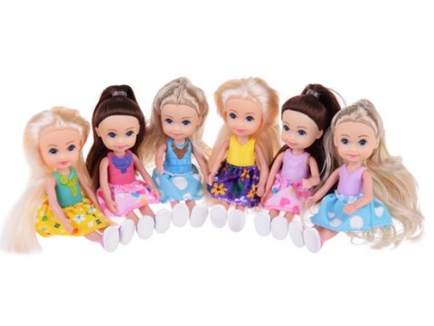 Mini laleczki do zabawy lalka 12 cm 6szt ZA4755 Mini laleczki do zabawy lalka 12 cm 6szt ZA4755