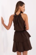 Sukienka Model MI-SK-920166.71P Dark Brown - Italy Moda