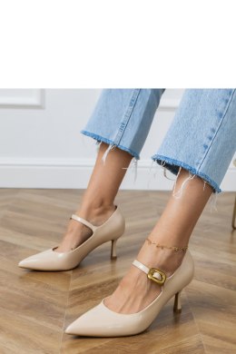 Szpilki Model Helli QQ401 Beige - PRIMO