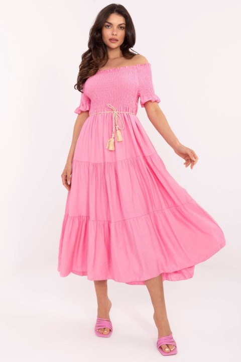 Sukienka Model MI-SK-A2609.96 Pink - Italy Moda Sukienka Model MI-SK-A2609.96 Pink - Italy Moda