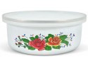 Zestaw misek emaliowanych z pokrywkami 10-18cm/24