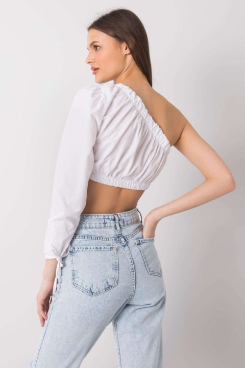 Bluzka Model 341-BZ-5267.05 White - Rue Paris Bluzka Model 341-BZ-5267.05 White - Rue Paris