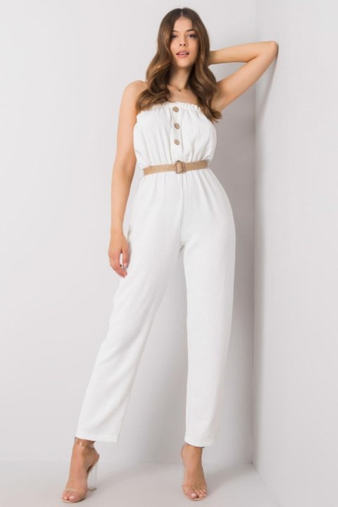 Kombinezon Model 361-KO-01042021.32 Ecru - Rue Paris Kombinezon Model 361-KO-01042021.32 Ecru - Rue Paris