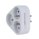 Rozgałęźnik elektryczny z uziemieniem 3 gniazda ELK303W