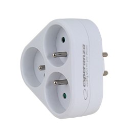 Rozgałęźnik elektryczny z uziemieniem 3 gniazda ELK303W