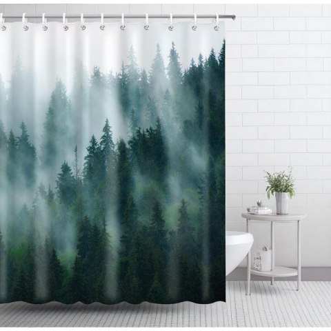 Zasłona prysznicowa, kurtyna z wydrukiem 3D, wodoodporna 200x180 cm ZPR21 Zasłona prysznicowa, kurtyna z wydrukiem 3D, wodoodporna 200x180 cm ZPR21