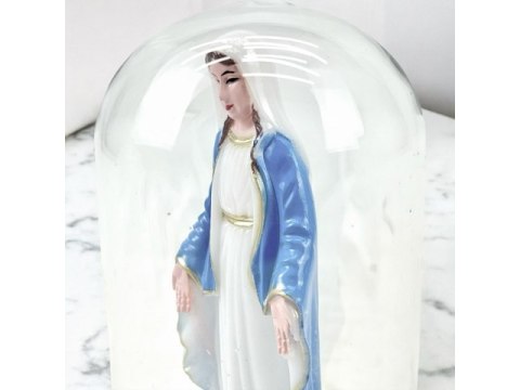 Figurka świecąca Maryja w szkle 16cm figa7288-25 Figurka świecąca Maryja w szkle 16cm figa7288-25