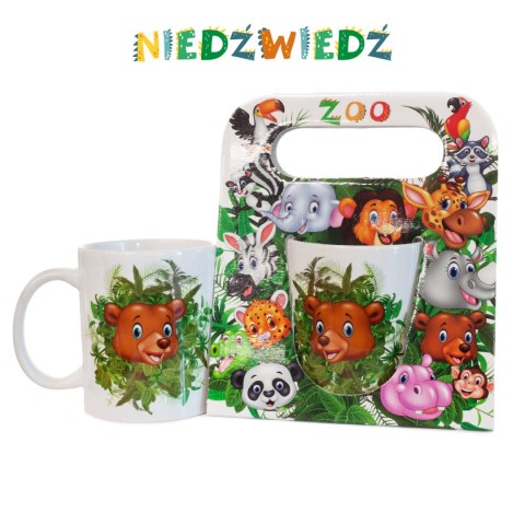 Kubek ceramiczny w ozdobnym opakowaniu NIEDŹWIEDŹ nr9 Kubek ceramiczny w ozdobnym opakowaniu NIEDŹWIEDŹ nr9