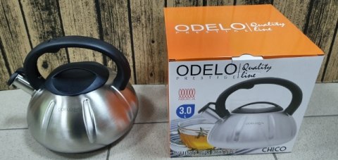 Czajnik metalowy satynowy 3l.CHICO ODELO Czajnik metalowy satynowy 3l.CHICO ODELO