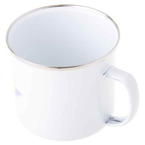 Kubek emalia z pokrywką 10cm DIA1005 Kubek emalia z pokrywką 10cm DIA1005