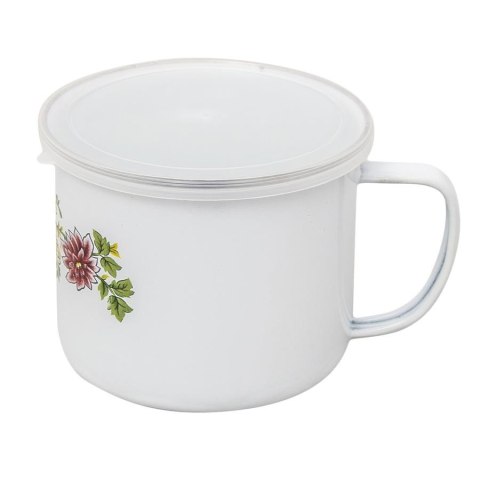 Kubek emalia z pokrywką 12cm DIA1005 Kubek emalia z pokrywką 12cm DIA1005