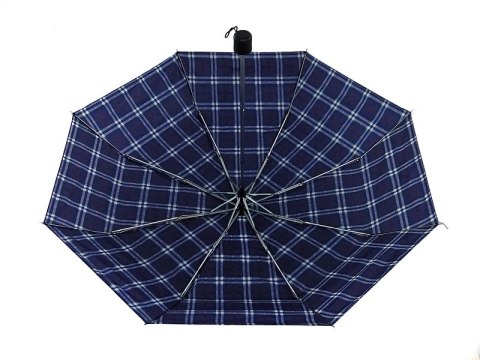 Parasolka ręcznie składana w kratę dł. po złożeniu 24cm mix kolorów Parasolka ręcznie składana w kratę dł. po złożeniu 24cm mix kolorów
