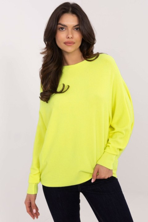 Sweter Damski Model DHJ-SW-8862.91 Fluo Yellow - Italy Moda Sweter Damski Model DHJ-SW-8862.91 Fluo Yellow - Italy Moda