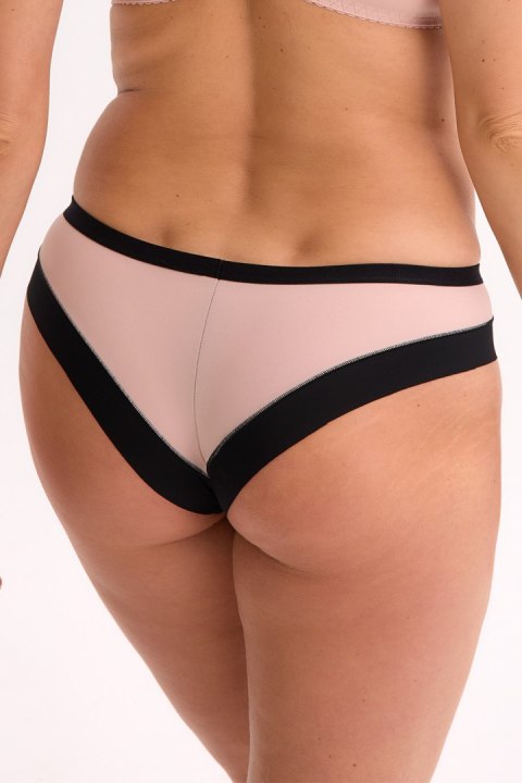 Figi brazyliany Model 1328B Black/Pink - Gaia Figi brazyliany Model 1328B Black/Pink - Gaia