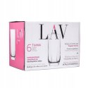 Kpl.6 szklanek do napoi 330ml. LAV