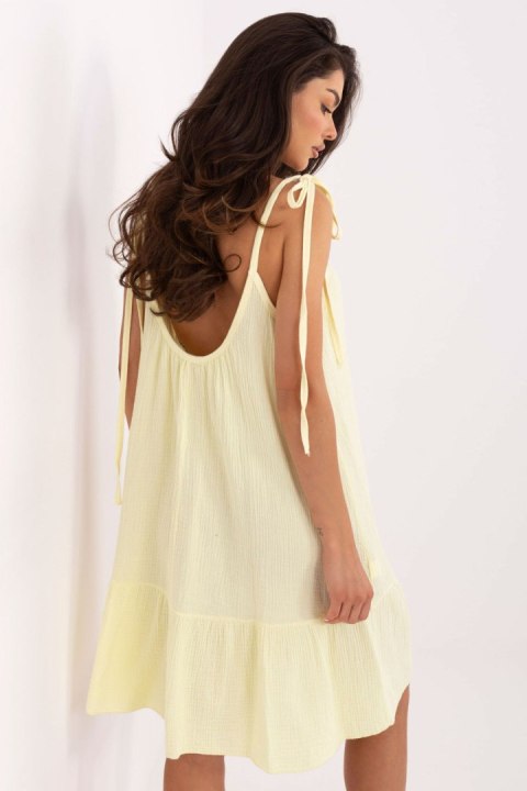 Sukienka Model TW-SK-BI-12-1196.97 Light Yellow - Och Bella Sukienka Model TW-SK-BI-12-1196.97 Light Yellow - Och Bella