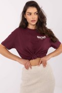 Tshirt Damski Model D12022M02645R Bordo - Sublevel