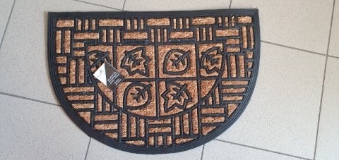 WYCIERACZKA PÓŁOKRĄGŁA GUMA + KOKOS 40x60 WYCIERACZKA PÓŁOKRĄGŁA GUMA + KOKOS 40x60