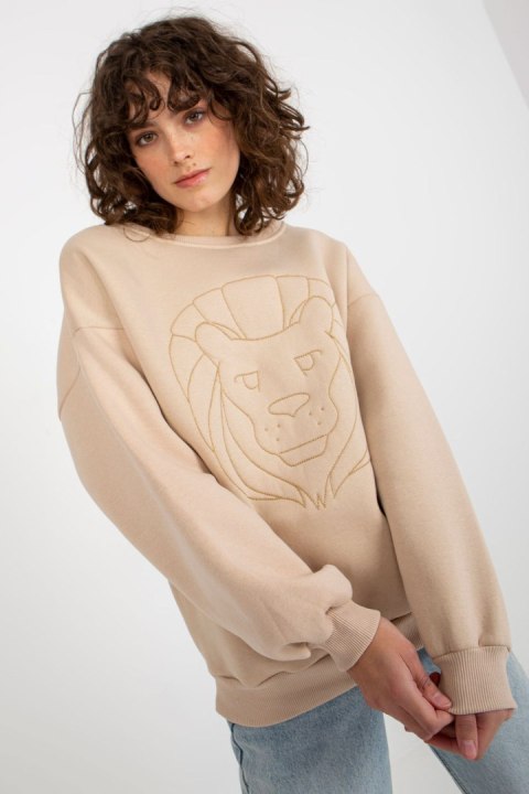 Bluza Damska Model EM-BL-617-4.41P Beige - Ex Moda Bluza Damska Model EM-BL-617-4.41P Beige - Ex Moda