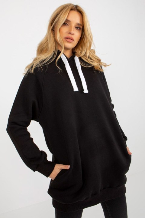 Bluza Damska Model EM-BL-695.25X Black - Ex Moda Bluza Damska Model EM-BL-695.25X Black - Ex Moda