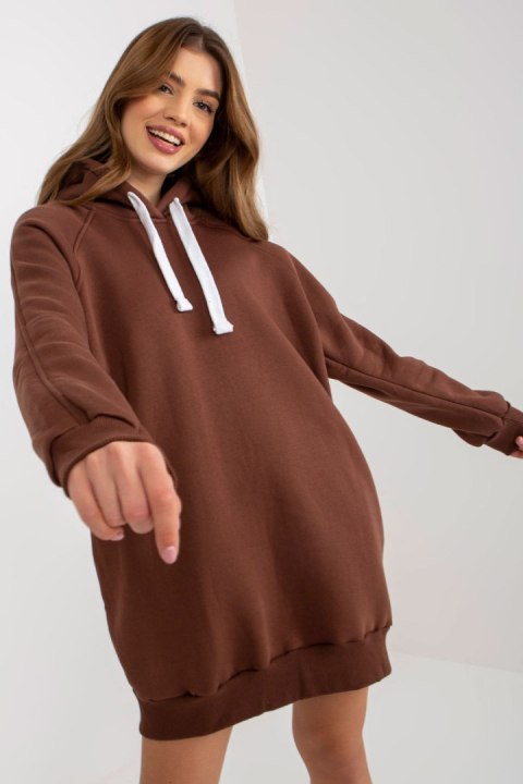 Bluza Damska Model EM-BL-695.25X Brown - Ex Moda Bluza Damska Model EM-BL-695.25X Brown - Ex Moda